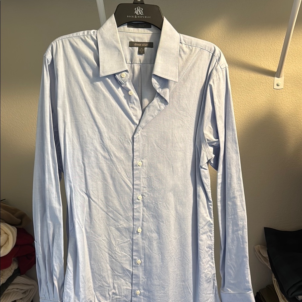 Nordstrom Rack Blue Dress Shirt
